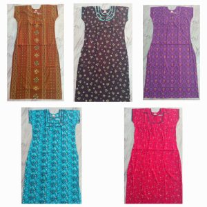 COTTON NIGHTY ZIP MODEL 1 PACK 5 PCS (PN04)