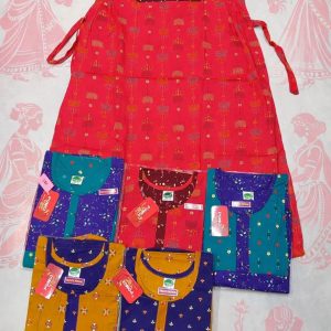 FROCK ZIP & NO ZIP MODEL 1PACK 6PCS(PN05)